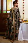 03-Piece Heavy Embroidered Embellished Organza Gharara Set - Ready To Wear