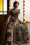 03-Piece Heavy Embroidered Embellished Organza Gharara Set - Ready To Wear