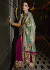 03-Piece Korean Sheesha Silk Suit - Ready To Wear