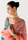 03-Piece - Hand Embellished Kattan Silk with Organza Moqesh Dupatta - Ready To Wear