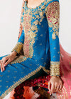 03-Piece - Hand Embellished Kattan Silk with Organza Moqesh Dupatta - Ready To Wear