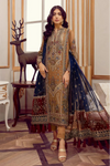03-Piece Embroidered Organza Suit | Ready To Wear