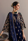 Embroidered Velvet 3-Piece Suit with Chiffon Dupatta | Ready to Wear