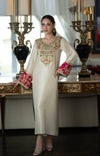 Poshkari Raw Silk Embroidered 3PC Suit | Ready To Wear