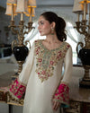 Poshkari Raw Silk Embroidered 3PC Suit | Ready To Wear