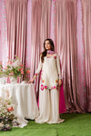 Embroidered Shamoze Silk Pearl Work 3-Piece Suit | Ready To Wear