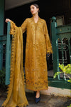 3 Piece Lawn Suit With Organza Dupatta |Ready To Wear