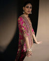 Handcrafted Raw Silk Luxury Wedding Ensemble - Ready To Wear