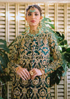 03-Piece Heavy Embroidered Korean Raw Silk - Ready To Wear