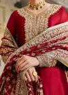 03-Piece Embroidered Korean Silk With Heavy Organza Dupatta - Ready To Wear