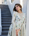 03-Piece Lawn Frock With Embroidery | Ready To Wear