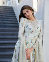 03-Piece Lawn Frock With Embroidery | Ready To Wear