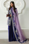 03- Piece Stitched Floral Printed Silk Suit - Ready To Wear