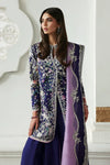 03- Piece Stitched Floral Printed Silk Suit - Ready To Wear