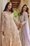 03-Piece Embroidered Hand Embellished With Organza Dupatta - Ready To Wear