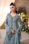 03-Piece Chiffon Suit With Heavy Embroidery - Ready To Wear