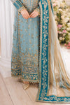 03-Piece Chiffon Suit With Embroidery & Adda Work - Ready To Wear