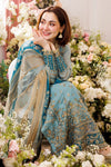 03-Piece Chiffon Suit With Embroidery & Adda Work - Ready To Wear