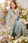 03-Piece Chiffon Suit With Embroidery & Adda Work - Ready To Wear