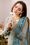 03-Piece Chiffon Suit With Embroidery & Adda Work - Ready To Wear