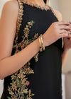 03-Piece Tissue Silk With Hand Embroidery - Ready To Wear
