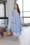 03-Piece Organza Suit With Embroidery |Ready To Wear