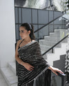 Stitched Chiffon Saare - Ready To Wear