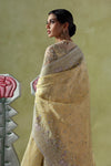03-Piece Embroidered Hand Embellished With Organza Dupatta - Ready To Wear