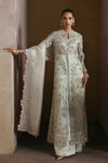 03-Piece Heavy Embroidered With Organza Dupatta - Ready To Wear