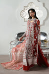 03-Piece Fully Embroidered & Hand-Embellished With Organza Dupatta - Ready To Wear