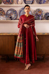 Royal Dhanak 3-Piece Sequins Embroidered Frock | Ready To Wear