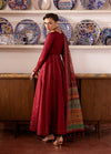 Royal Dhanak 3-Piece Sequins Embroidered Frock | Ready To Wear