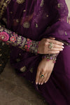 03-Piece Embroidered Chiffon Saree - Ready To Wear