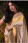 Two Tone Stitched Saare - Ready To Wear