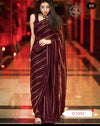 Stitched Chiffon Saare - Ready To Wear