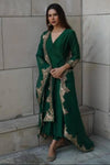 03-Piece Luxury Raw Silk Dress Ready To Wear