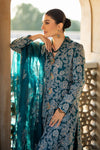 03-Piece Embroidered Lawn Suit With Chiffon Dupatta | Ready To Wear