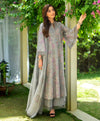 3 Piece Lawn With Bamber Chiffon Dupatta | Ready To Wear