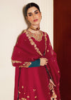 Royal Elegance – Premium Raw Silk Embroidered 3-Piece Suit | Ready To Wear