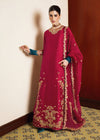Royal Elegance – Premium Raw Silk Embroidered 3-Piece Suit | Ready To Wear