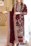 03-Piece Chffon Suit With Embroidery | Ready To Wear