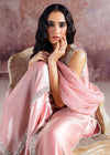 03-Piece Pink Tissue Ensemble - Ready To Wear