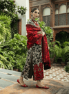 3 Piece Lawn Embroidery Suit -With Chiffon Dupatta |  Ready To Wear
