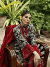 3 Piece Lawn Embroidery Suit -With Chiffon Dupatta |  Ready To Wear