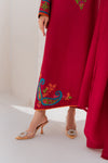 3 Piece Boski Linen Suit With Chiffon Dupatta | Ready To Wear