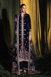 03-Piece Velvet Suit With Organza Dupatta | Ready To Wear