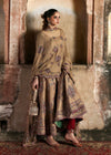 03-Piece Heavy Embroidered Korean Rawsilk With Chiffon Dupatta - Ready To Wear