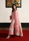 Evara Blush Pink Embroidered Raw Silk Ready-to-Wear Formal Suit