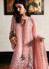 Evara Blush Pink Embroidered Raw Silk Ready-to-Wear Formal Suit