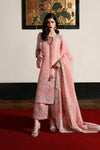 Evara Blush Pink Embroidered Raw Silk Ready-to-Wear Formal Suit